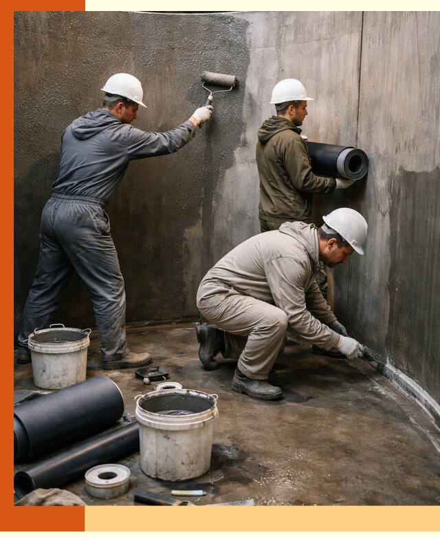 Гидроизоляция резервуара профессионально в Новоуральске