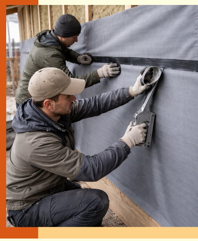 Монтаж ветроизоляции зданий и конструкций в Новоуральске