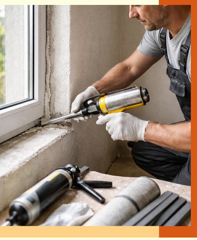 Герметизация стыков и примыканий в Новоуральске от 1225 руб. под ключ | ТепломастерНву